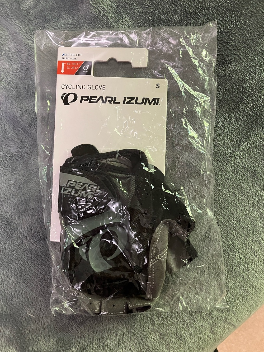 NWT Pearl Izumi Short-Finger Cycling Gloves - Black and Gray - Size Men’s Small